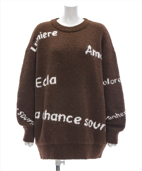 clear（クリア）の「リバーシブルロゴニットワンピース [2way オーバーサイズ ]≪2024AW新作≫（ワンピース・レディース・ブラウン/レッド・F）」の15枚目の写真