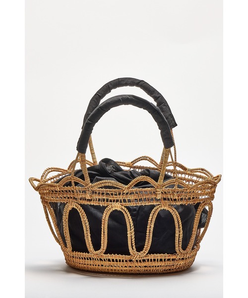 ottilie（オティーリエ）の「TARANGO メッシュカゴバッグ（かごバッグ・レディース・ブラック系その他/ホワイト系その他2/ブラック系その他3/ブラック系その他2/ホワイト系その他3/ホワイト系その他・FREE）」の5枚目の写真