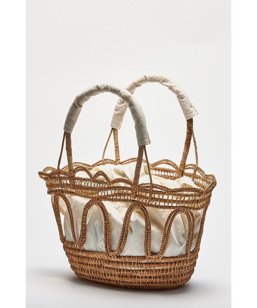 ottilie（オティーリエ）の「TARANGO メッシュカゴバッグ（かごバッグ・レディース・ブラック系その他/ホワイト系その他2/ブラック系その他3/ブラック系その他2/ホワイト系その他3/ホワイト系その他・FREE）」の9枚目の写真