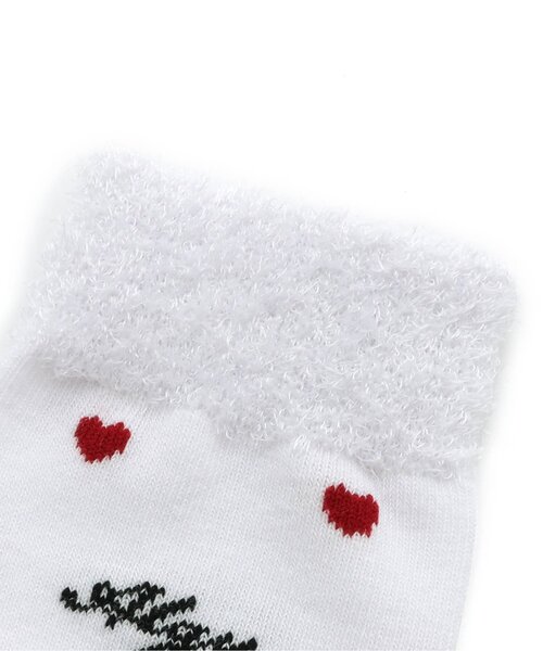 algy（アルジー）の「アソート総柄クルーソックス（ソックス/靴下・キッズ・オフホワイト/ブラック/レッド・21/24）」の9枚目の写真