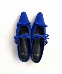 Q | ダブルリボンミュールパンプス(パンプス)