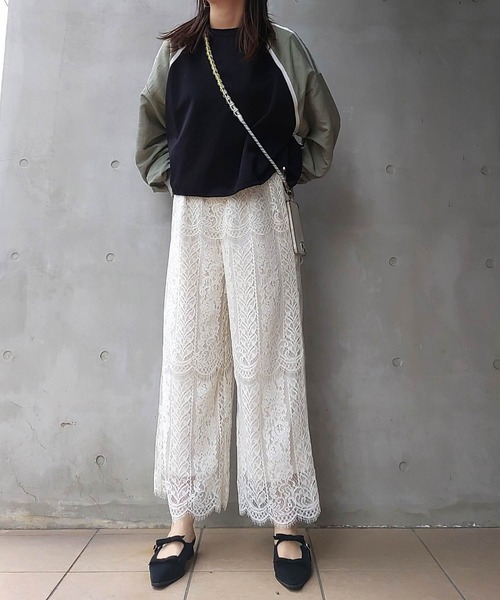 Q(キュー)の「ダブルリボンミュールパンプス(パンプス・レディース・ブルー/ブラック・24.5/23.5)」の14枚目の写真