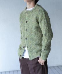 ブークレシャギークルーネックカーディガン