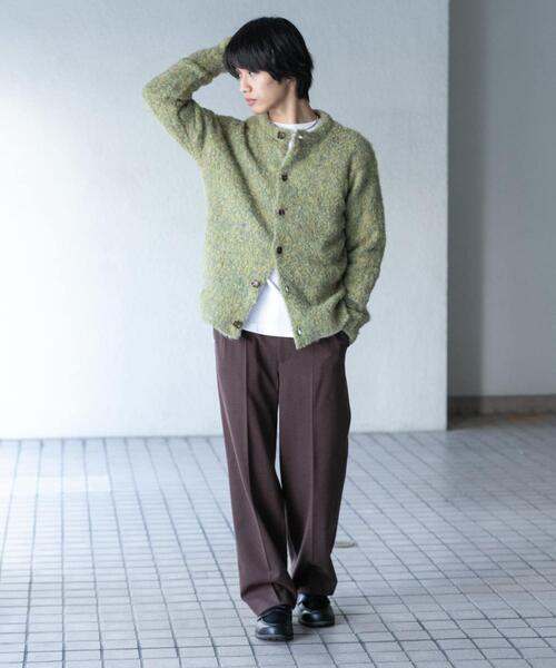 SENSE OF PLACE by URBAN RESEARCH(センスオブプレイスバイアーバンリサーチ)の「ブークレシャギークルーネックカーディガン(カーディガン/ボレロ・メンズ・ブラウン/グリーン/ブルー・MEDIUM/LARGE)」の22枚目の写真