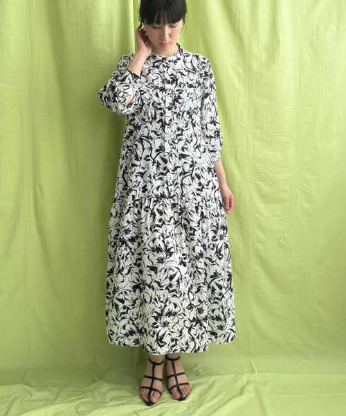 新品・タグ付⭐︎RUVIE ルビー フラワープリント プリーツ ワンピース 花柄 新品・タグ付⭐︎RUVIE ルビー フラワープリント プリーツ ワンピース 花柄