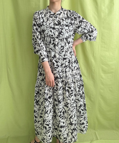 フラワープリントワンピース LHELBIE│Eimee Law & LHELBIE 公式