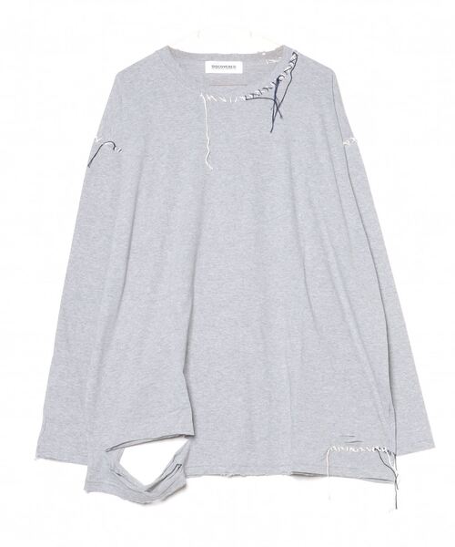 【STUDIOUS】マルチストライプクルーネックロンT STUDIOUS（ステュディオス）の「【STUDIOUS】マルチストライプ