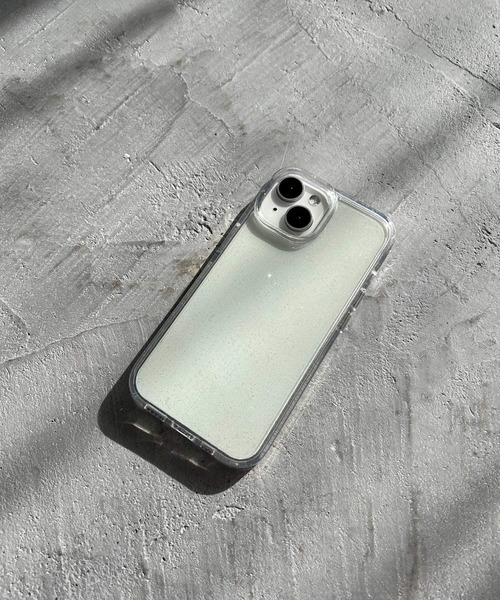 Me%（ミィパーセント）の「【iPhone15対応】クリアラメiPhoneケース　282529（スマホケース/カバー・レディース・ブラック/オフホワイト・FREE）」の11枚目の写真