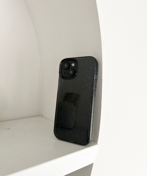 Me%（ミィパーセント）の「【iPhone15対応】クリアラメiPhoneケース　282529（スマホケース/カバー・レディース・ブラック/オフホワイト・FREE）」の17枚目の写真