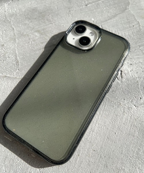 Me%（ミィパーセント）の「【iPhone15対応】クリアラメiPhoneケース　282529（スマホケース/カバー・レディース・ブラック/オフホワイト・FREE）」の19枚目の写真