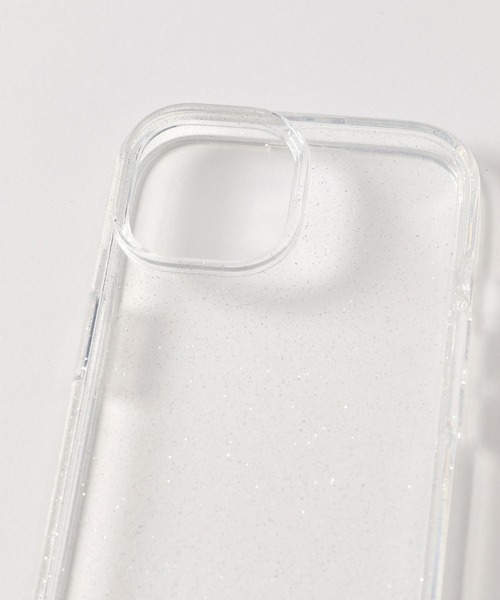Me%（ミィパーセント）の「【iPhone15対応】クリアラメiPhoneケース　282529（スマホケース/カバー・レディース・ブラック/オフホワイト・FREE）」の21枚目の写真