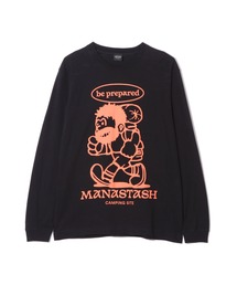 MANASTASH/マナスタッシュ/ L/S TEE BE PREPARED