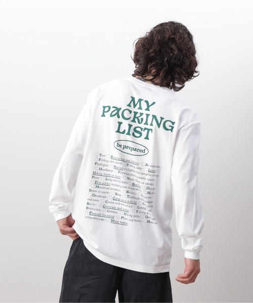 MANASTASH(マナスタッシュ)の「MANASTASH/マナスタッシュ/ L/S TEE BE PREPARED(Tシャツ/カットソー・メンズ・セージグリーン/ホワイト/ブラック・L/M/XL/S)」の6枚目の写真