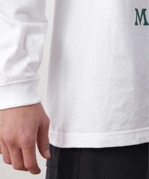 MANASTASH(マナスタッシュ)の「MANASTASH/マナスタッシュ/ L/S TEE BE PREPARED(Tシャツ/カットソー・メンズ・セージグリーン/ホワイト/ブラック・L/M/XL/S)」の11枚目の写真