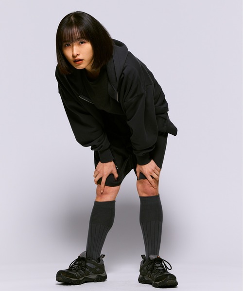 THE BOLDMAN（ザ ボールドマン）の「Doublezip parker / ダブルジップパーカー（パーカー・メンズ・ブラウン/グレー/ブラック・LARGE/MEDIUM）」の4枚目の写真