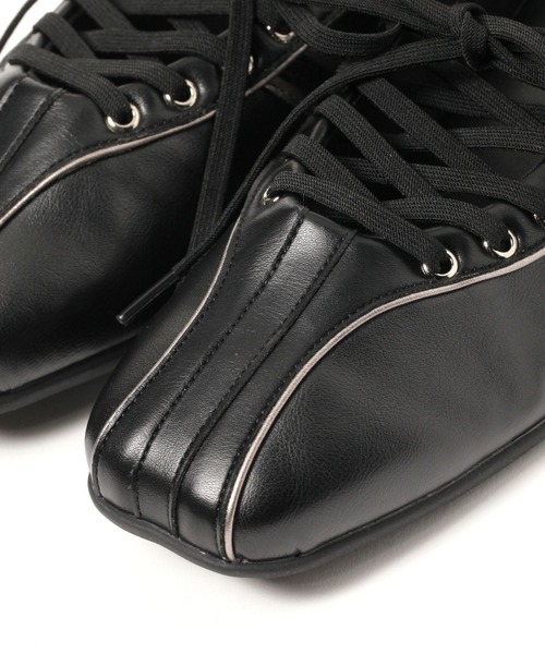 BAYFLOW（ベイフロー）の「[トレンドデザイン]バレエライクスニーカ－（スニーカー・レディース・ホワイト/ブラック・MEDIUM/LARGE）」の17枚目の写真