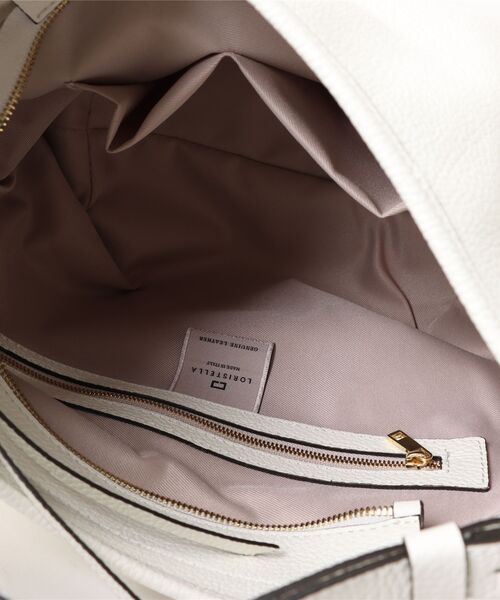 LORISTELLA（ロリステッラ）の「【LORISTELLA】ソフトレザーハンドバッグ(Q56334)（ハンドバッグ・レディース・ホワイト・ALL）」の4枚目の写真