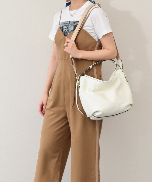 LORISTELLA（ロリステッラ）の「【LORISTELLA】ソフトレザーハンドバッグ(Q56334)（ハンドバッグ・レディース・ホワイト・ALL）」の7枚目の写真