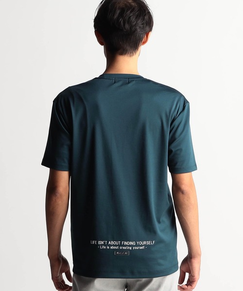 メタルジェルプリント半袖Tシャツ（Tシャツ/カットソー