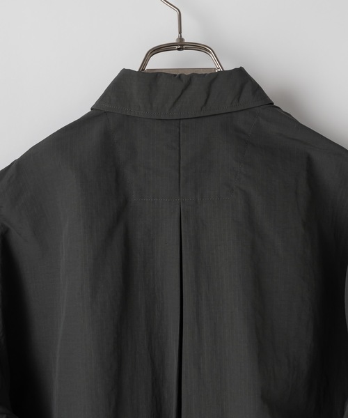 CASPER JOHN(キャスパージョン)の「Ripstop parachute shirts/リップストップパラシュートシャツ(シャツ/ブラウス・メンズ・ブラック/ブルー・X-SMALL/SMALL/MEDIUM/LARGE)」の19枚目の写真