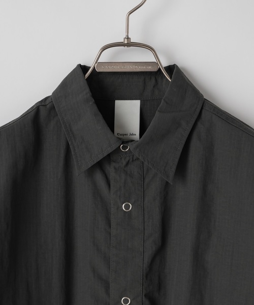 CASPER JOHN(キャスパージョン)の「Ripstop parachute shirts/リップストップパラシュートシャツ(シャツ/ブラウス・メンズ・ブラック/ブルー・X-SMALL/SMALL/MEDIUM/LARGE)」の21枚目の写真