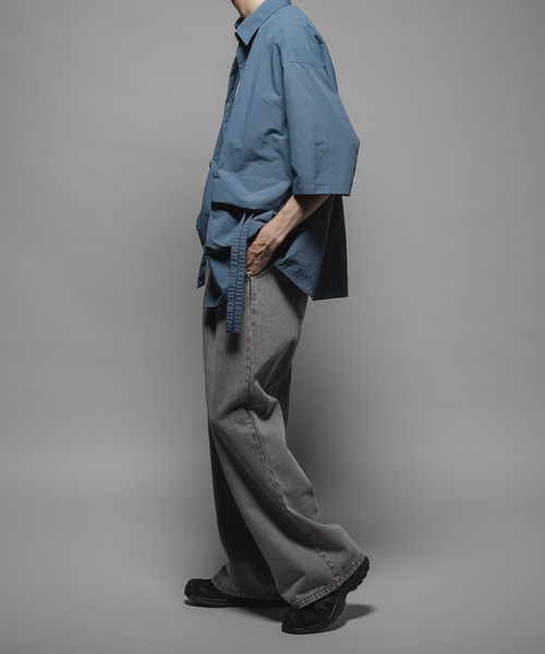 CASPER JOHN(キャスパージョン)の「Ripstop parachute shirts/リップストップパラシュートシャツ(シャツ/ブラウス・メンズ・ブラック/ブルー・X-SMALL/SMALL/MEDIUM/LARGE)」の16枚目の写真