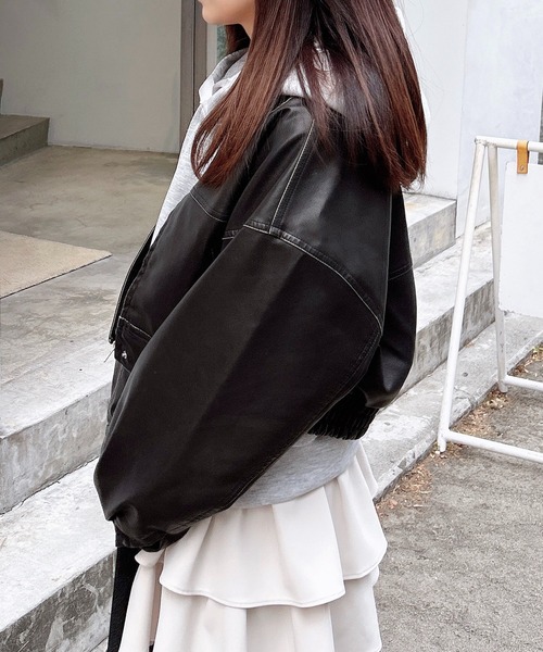 未使用級✨2022AW✨エブリデイアイライク ショートダブルコート 黒