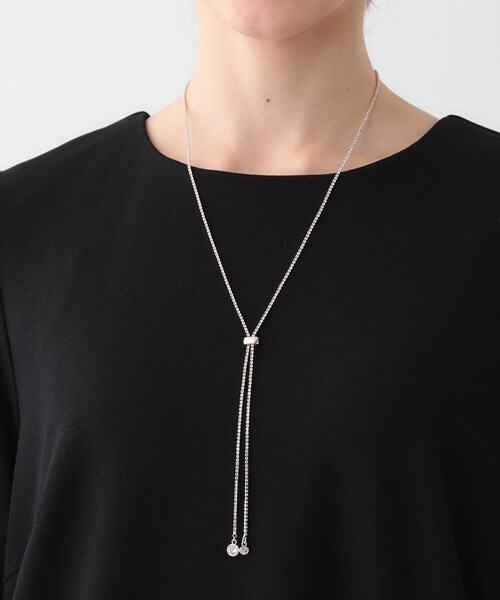 SHOO・LA・RUE（シューラルー）の「ダイヤレーンネックレス（ネックレス・レディース・ピンクゴールド/シルバー系その他/シルバー/ゴールド・00）」の10枚目の写真