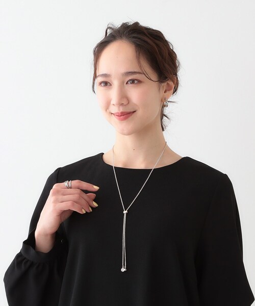 SHOO・LA・RUE（シューラルー）の「ダイヤレーンネックレス（ネックレス・レディース・ピンクゴールド/シルバー系その他/シルバー/ゴールド・00）」の5枚目の写真