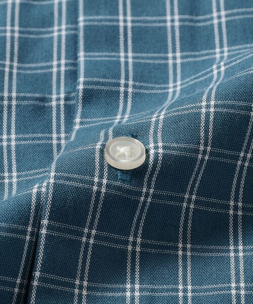 B:MING by BEAMS(ビーミングバイビームス)の「ウインドウペーン レギュラーカラー シャツ(シャツ/ブラウス・メンズ・オリーブ/ブルー・S/M/L/XL)」の17枚目の写真
