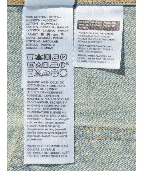 Levi's(リーバイス)の「Levi's/リーバイス BLUETAB(TM) TYPE I トラッカージャケット ライトインディゴ(デニムジャケット・メンズ・インディゴブルー・S/M/L/XL/XX-LARGE)」の8枚目の写真