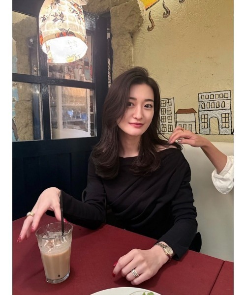 amel(エイメル)の「【RE ARRIVAL】ドレープデザイントップス/ブラック(Tシャツ/カットソー・レディース・ブラック・FREE)」の12枚目の写真