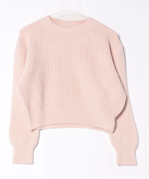 STYLEBLOCK(スタイルブロック)の「ブローチ付きワイドニットプルオーバー(ニット/セーター・レディース・ベージュ/アイボリー/ライトピンク/ブラック・FREE)」の9枚目の写真