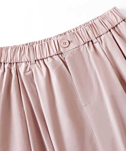COCOMOMO(ココモモ)の「【5色展開】タックワイドパンツ ハイウエスト(その他パンツ・レディース・グレイッシュブルー/ライトブラウン/ピンク/ベージュ/ブラック・FREE)」の15枚目の写真