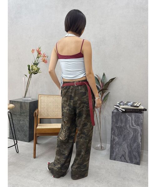 EVRIS（エヴリス）の「キャミドッキングタンクトップ（タンクトップ・レディース・ベージュ/ターコイズブルー/ブルー・FREE）」の5枚目の写真