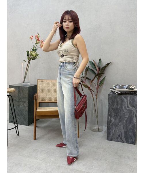 EVRIS（エヴリス）の「キャミドッキングタンクトップ（タンクトップ・レディース・ベージュ/ターコイズブルー/ブルー・FREE）」の14枚目の写真