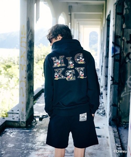 セール】[Mickey Mouse] Logo Hoodie / [ミッキーマウス]ロゴフーディ
