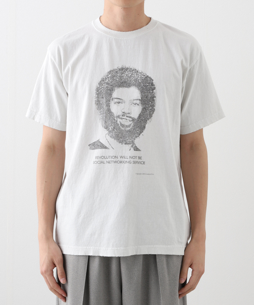 Lamrof(ラムロフ)の「【LAMROF / ラムロフ】REVOLUTION... T(Tシャツ/カットソー・メンズ・ブラック/ホワイト・1/2)」の9枚目の写真