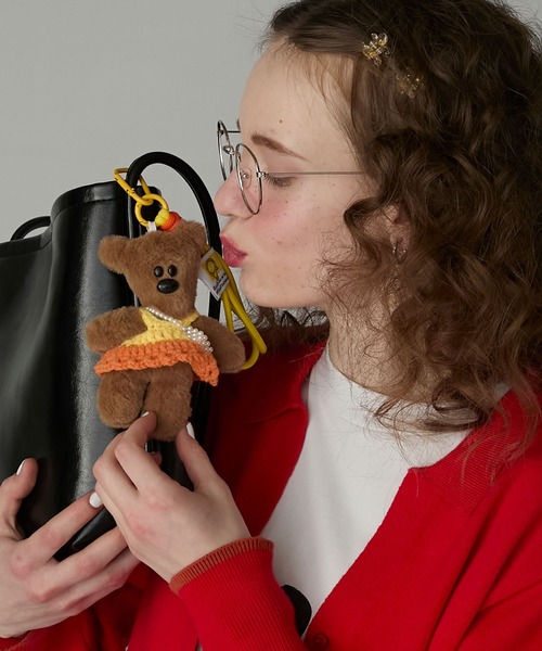 BONLECILL Marche】おでかけくまさんマスコット/ぬいぐるみ