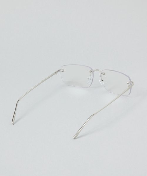 楽天市場】【SALE／40%OFF】リムレススクエアグラス JEANASIS