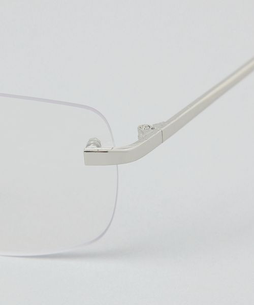 JEANASIS(ジーナシス)の「リムレススクエアグラス/288136(メガネ・レディース・シルバー/ゴールド・FREE)」の7枚目の写真