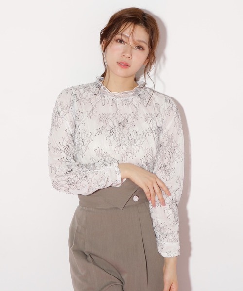 ジルスチュアート JILLSTUART レースカラートップス」に該当する