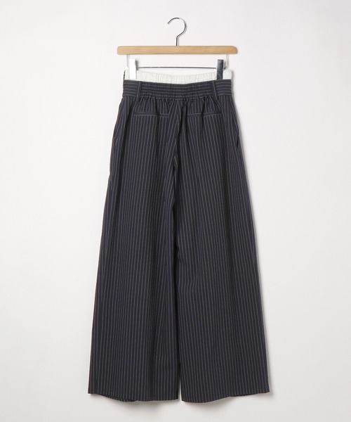 Heather(ヘザー)の「Wウエストタックワイドパンツ 321931(スラックス・レディース・グレー/ネイビー系・S/M)」の6枚目の写真