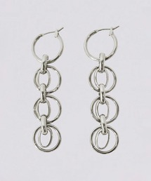 【kiehtova】OVAL CHAIN PIERCE/オーバルチェーンピアス KT15