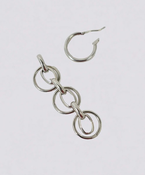 kiehtova（キエトヴァ）の「【kiehtova】OVAL CHAIN PIERCE/オーバルチェーンピアス KT15（ピアス（両耳用）・レディース・ゴールド/シルバー・FREE）」の3枚目の写真