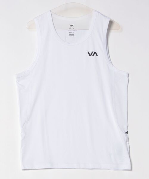 RVCA(ルーカ)の「RVCA メンズ PORT VENT SL タンクトップ 【2025年春夏モデル】/ルーカワンポイントロゴタンクトップ(タンクトップ・メンズ・ホワイト/ブラック/ブラウン系その他・SMALL/MEDIUM/LARGE/X-LARGE)」の2枚目の写真