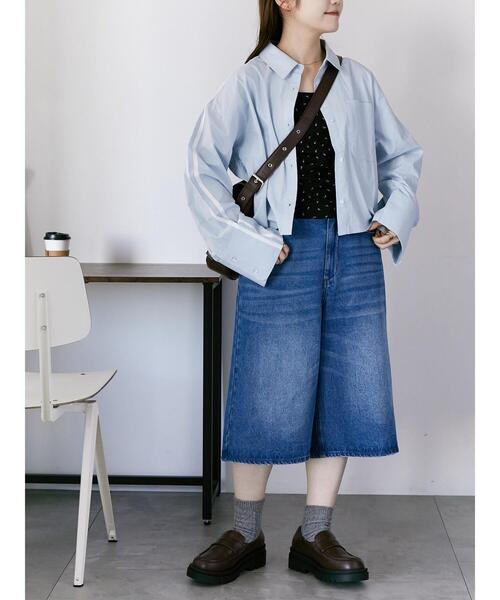 ehka sopo(エヘカソポ)の「小花柄カップ付きキャミソール(キャミソール・レディース・ブラック/サックスブルー/キナリ/グレー・F)」の7枚目の写真