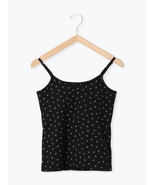 ehka sopo(エヘカソポ)の「小花柄カップ付きキャミソール(キャミソール・レディース・ブラック/サックスブルー/キナリ/グレー・F)」の17枚目の写真