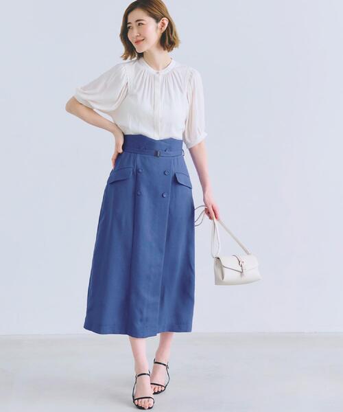 grove(グローブ)の「フラップベルトミニショルダー(ショルダーバッグ・レディース・ライトブルー/ブラック/アイボリー/ピンク系・00)」の7枚目の写真