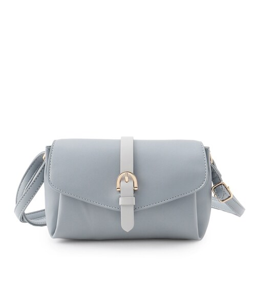 grove(グローブ)の「フラップベルトミニショルダー(ショルダーバッグ・レディース・ライトブルー/ブラック/アイボリー/ピンク系・00)」の18枚目の写真